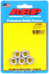 ARP 400-8666 7/16-14 SS coarse nyloc hex nut kit