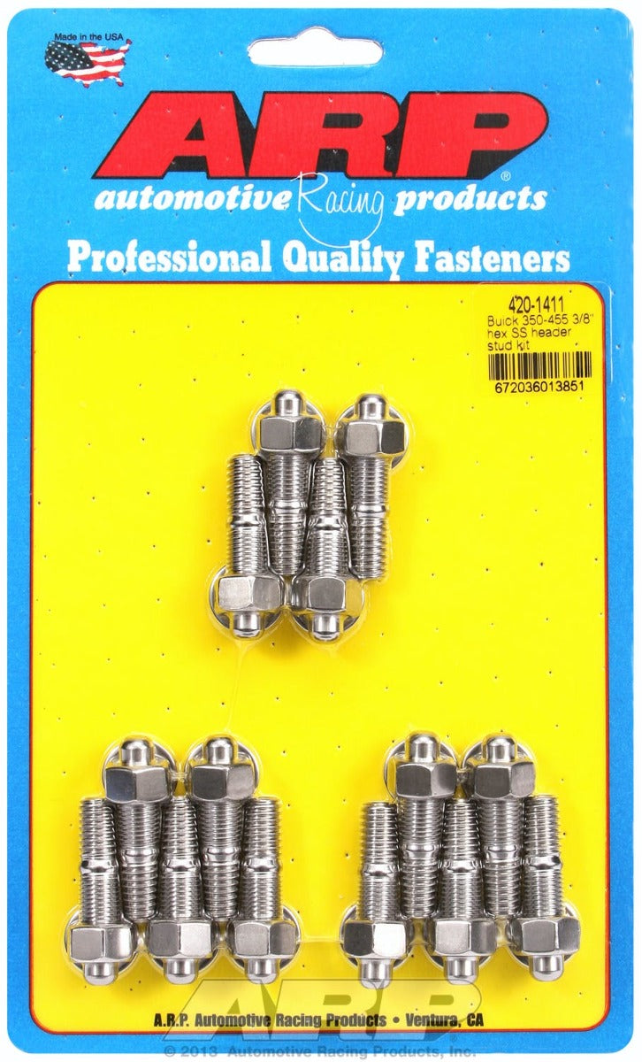 ARP 420-1411 Stainless Steel hex header stud kit
