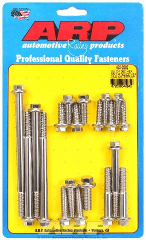 ARP 420-3202 Stainless Steel hex timing cover and water pump bolt kit