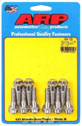 ARP 434-1103 Stainless Steel 12pt header bolt kit