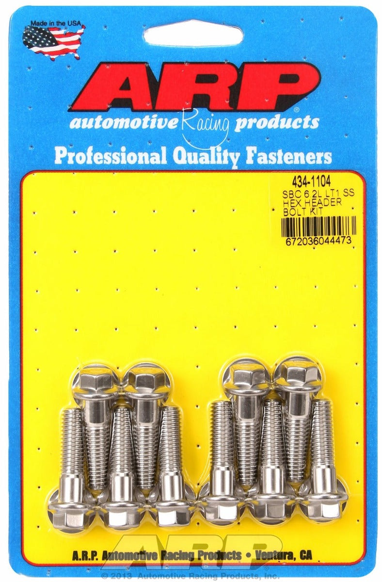ARP 434-1104 Stainless Steel hex header bolt kit
