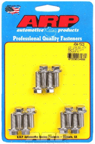 ARP 434-1503 Stainless Steel hex rear motor cover bolt kit