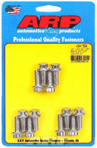 ARP 434-1504 Stainless Steel 12pt rear motor cover bolt kit