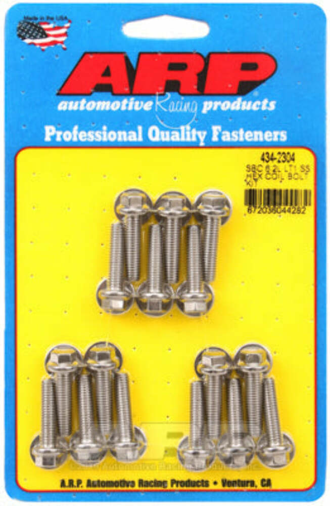 ARP 434-2304 6.2L LT1Stainless Steel  hex coil bolt kit