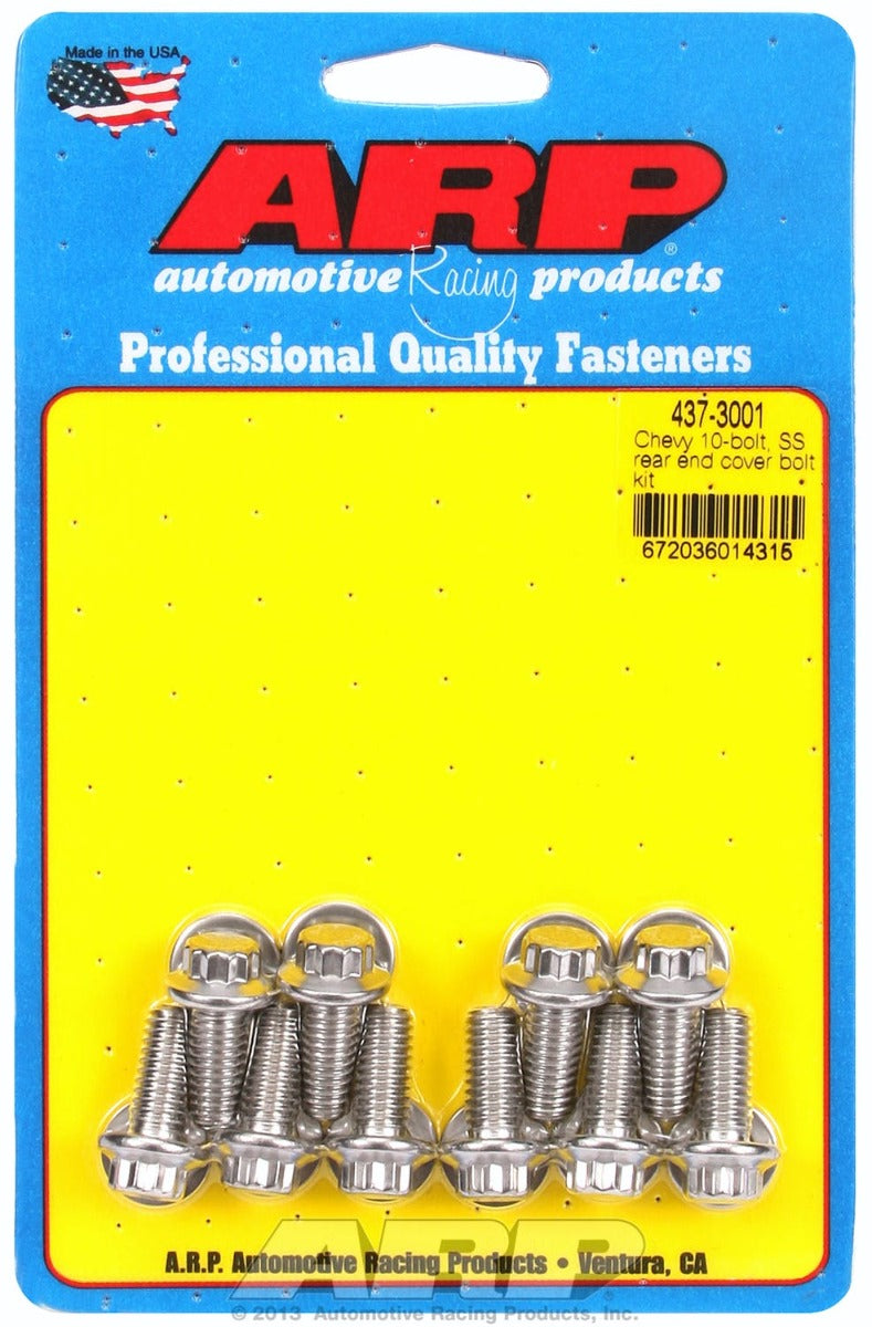 ARP 437-3001 10-bolt, Stainless Steel rear end cover bolt kit