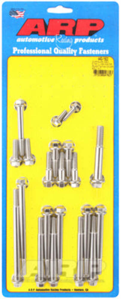 ARP 440-1502 Stainless Steel hex water pump/timing cover bolt kit