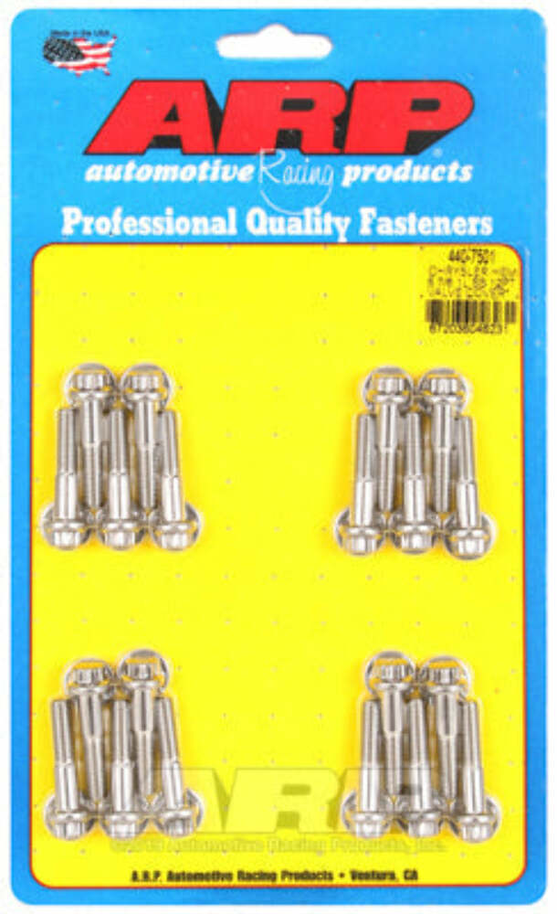 ARP 440-7501 Stainless Steel 12pt valve cover bolt kit