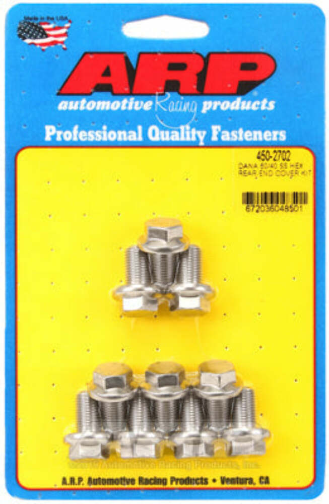ARP 450-2702 Dana 60/40 Stainless Steel hex rear end cover bolt kit