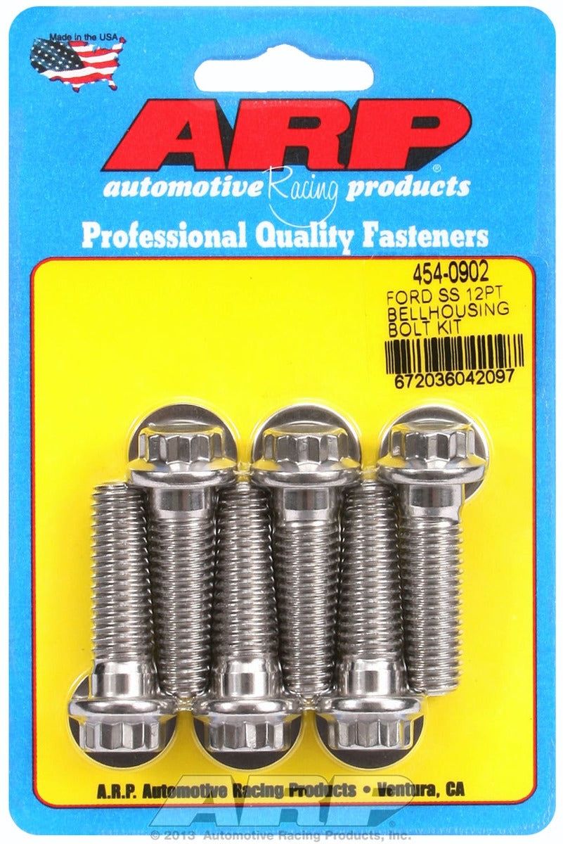 ARP 454-0902 Stainless Steel 12pt bellhousing bolt kit