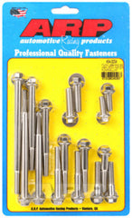 ARP 454-3204 Stainless Steel hex iron water pump and front cover bolt kit
