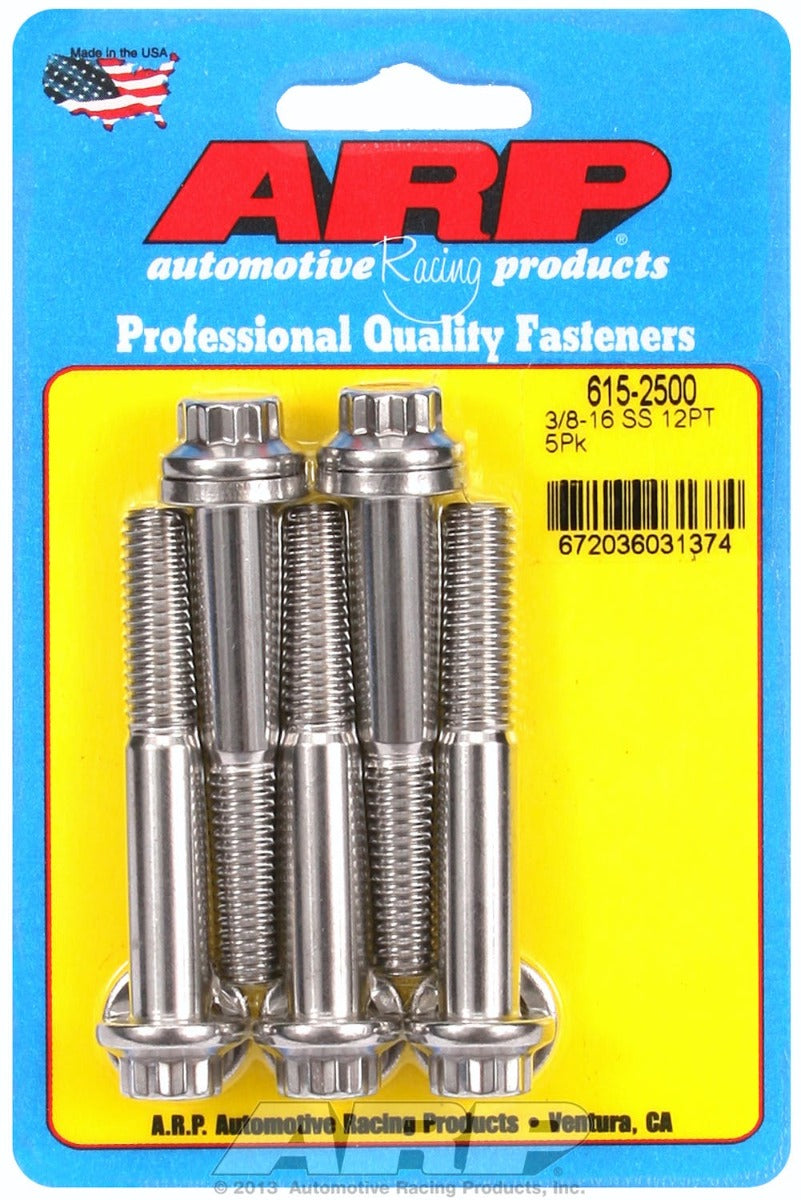ARP 615-2500 3/8-16 x 2.500 12pt 7/16 wrenching SS bolts