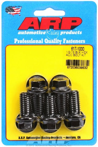 ARP 617-1000 1/2-13 x 1.000 hex black oxide bolts