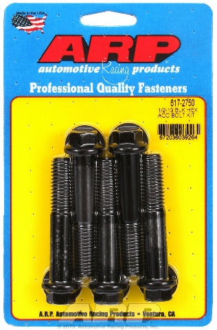 ARP 617-2750 1/2-13 x 2.750 hex black oxide bolts