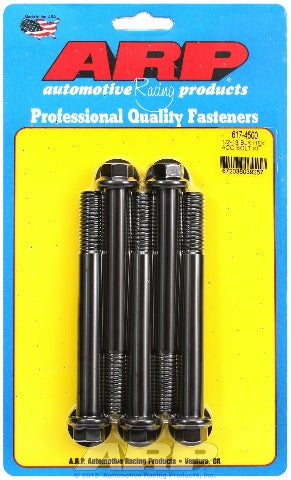 ARP 617-4500 1/2-13 x 4.500 hex black oxide bolts