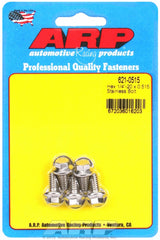 ARP 621-0515 1/4-20 x 0.515 hex SS bolts