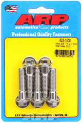 ARP 623-1500 3/8-16 x 1.500 hex SS bolts