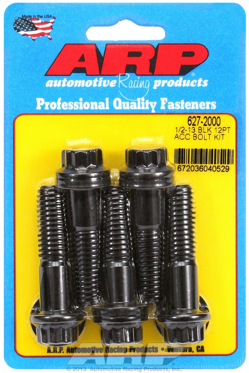 ARP 627-2000 1/2-13 x 2.000 12pt black oxide bolts