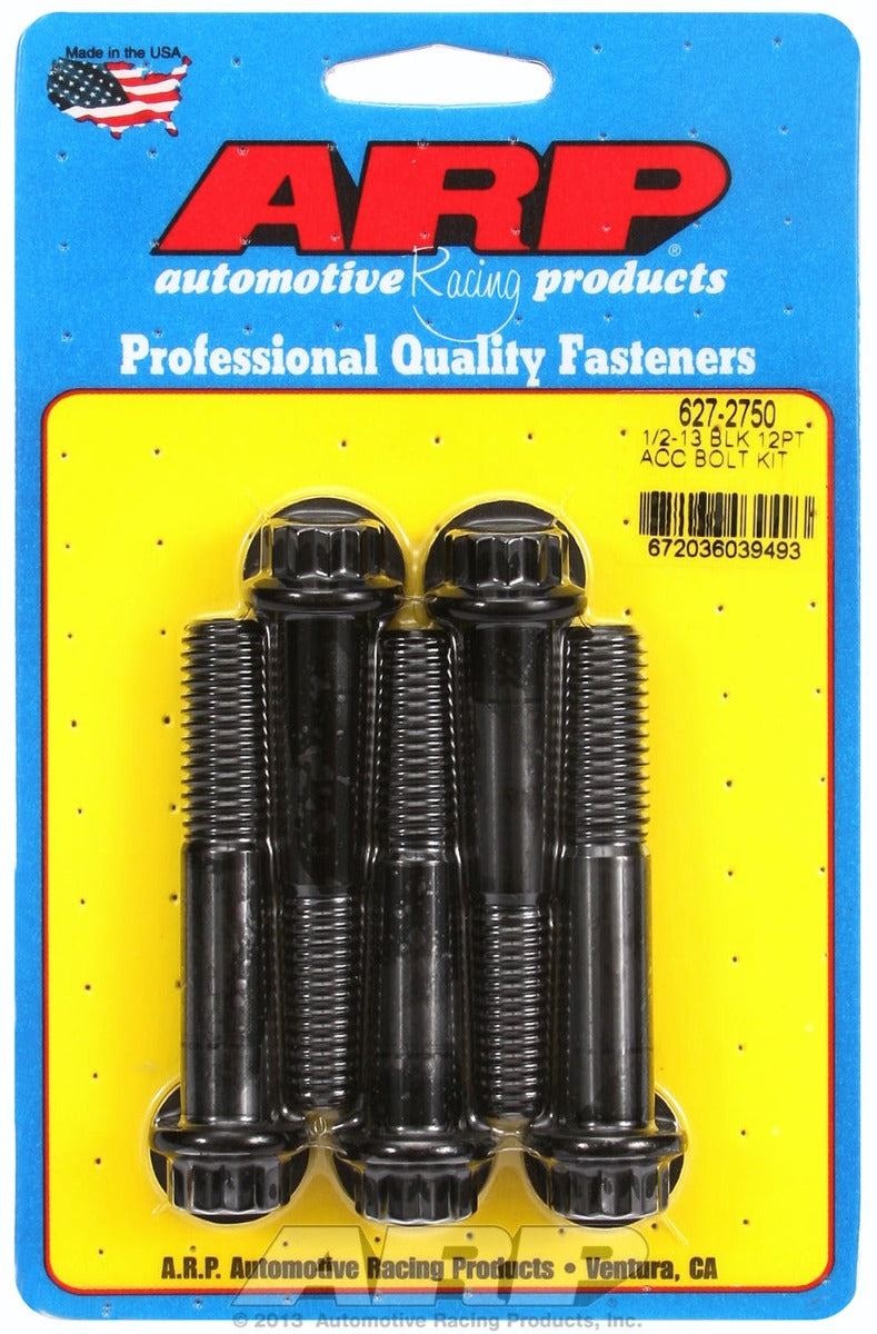 ARP 627-2750 1/2-13 x 2.750 12pt black oxide bolts