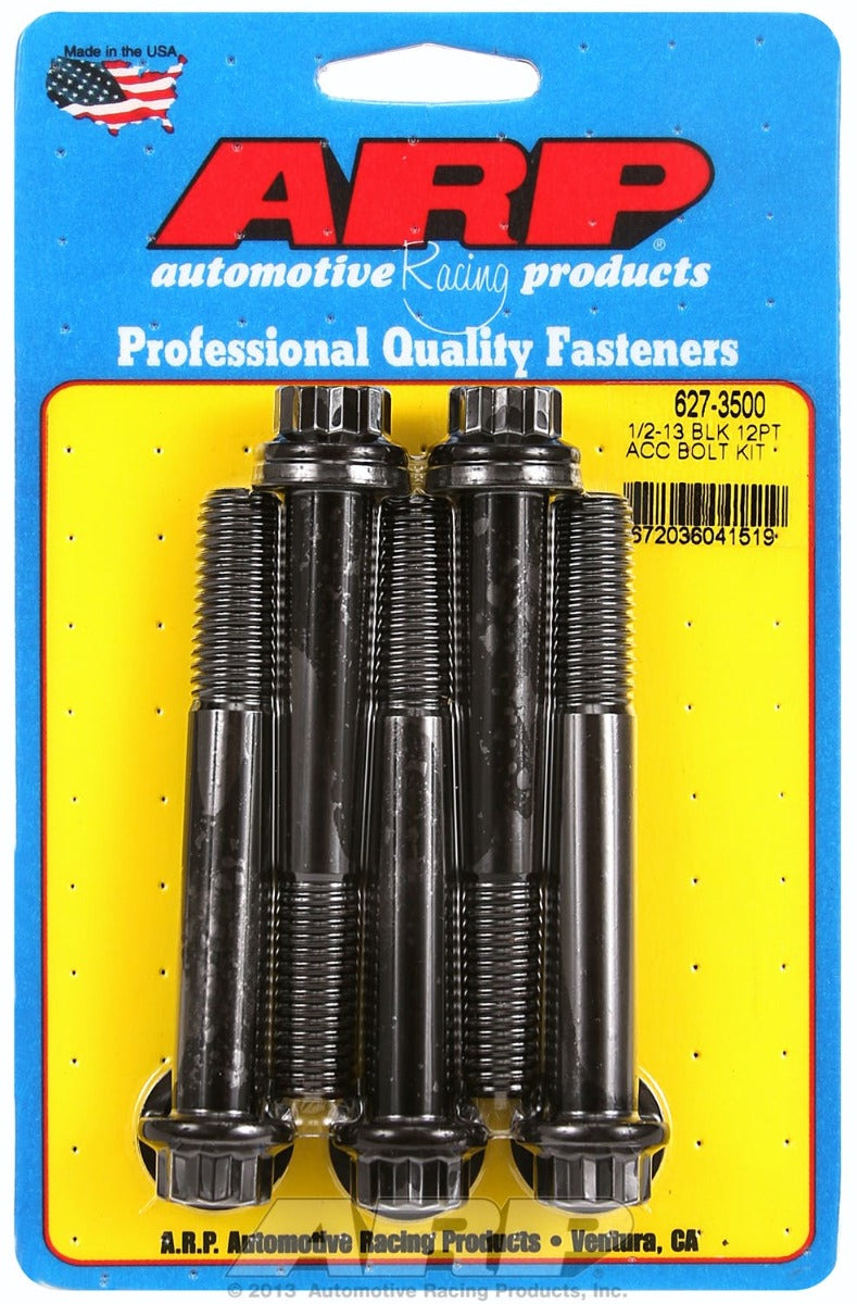 ARP 627-3500 1/2-13 x 3.500 12pt black oxide bolts