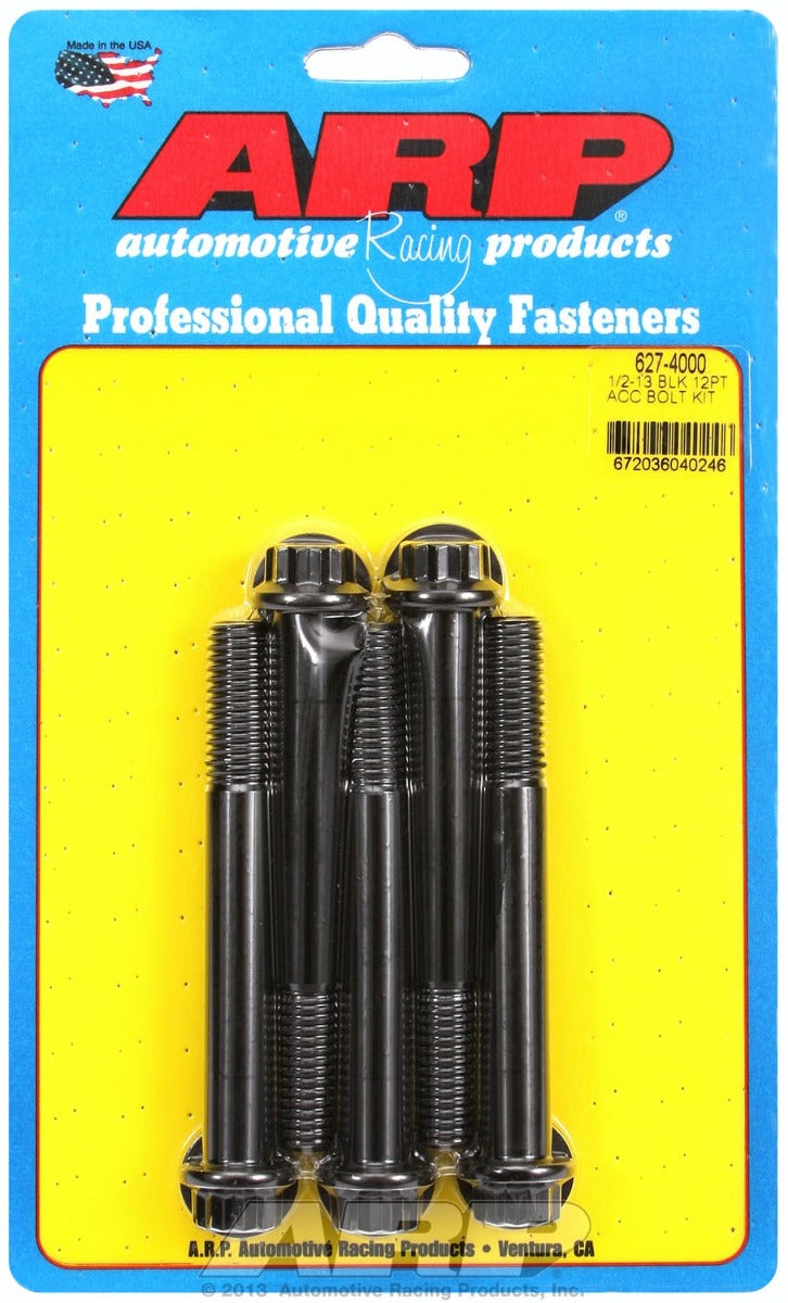 ARP 627-4000 1/2-13 x 4.000 12pt black oxide bolts