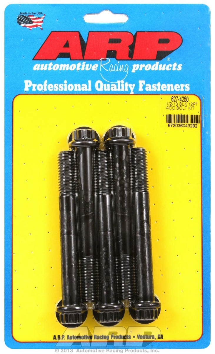 ARP 627-4250 1/2-13 x 4.250 12pt black oxide bolts