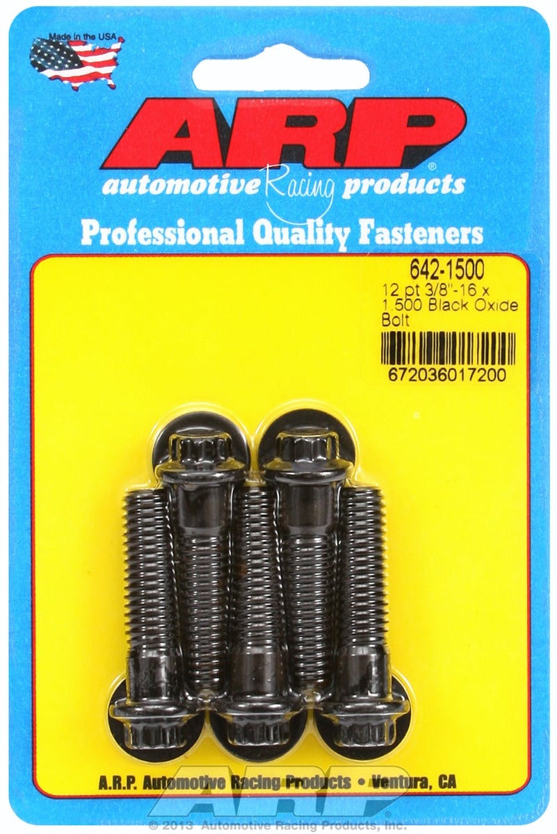 ARP 642-1500 3/8-16 x 1.500 12pt black oxide bolts