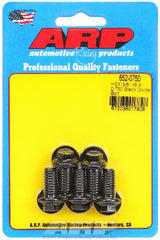 ARP 652-0750 3/8-16 X 0.750 hex black oxide bolts