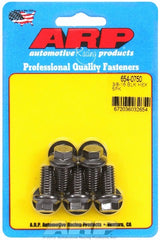 ARP 654-0750 3/8-16 x 0.750 hex 7/16 wrenching black oxide bolts