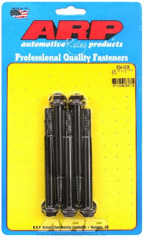 ARP 654-4000 3/8-16 x 4.000 hex 7/16 wrenching black oxide bolts