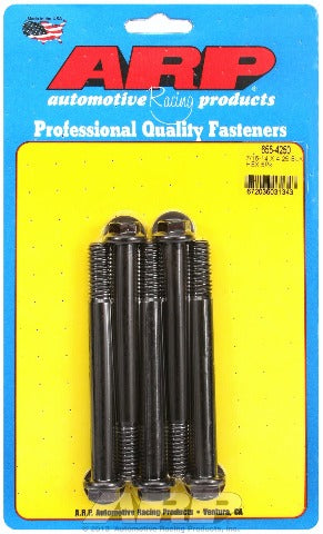 ARP 655-4250 7/16-14 X 4.250 hex 1/2 wrenching black oxide bolts