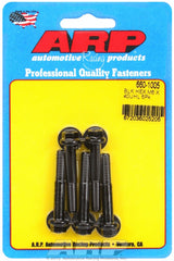 ARP 660-1005 M6 x 1.00 x 40 hex black oxide bolts