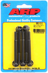 ARP 660-1010 M6 x 1.00 x 65 hex black oxide bolts