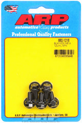ARP 660-1016 M6 x 1.00 x 12  hex black oxide bolts