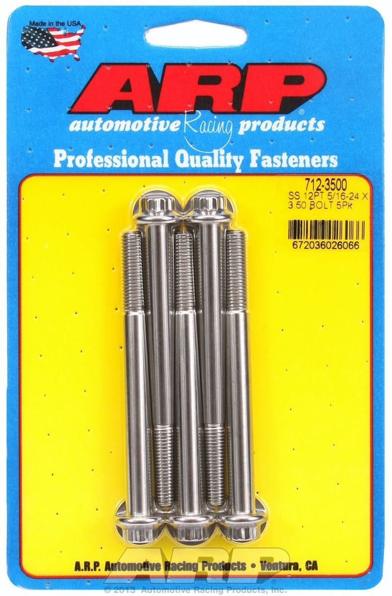 ARP 712-3500 5/16-24 x 3.500 12pt SS bolts