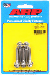 ARP 721-1250 1/4-28 x 1.250 hex SS bolts
