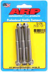 ARP 721-2750 1/4-28 x 2.750 hex SS bolts