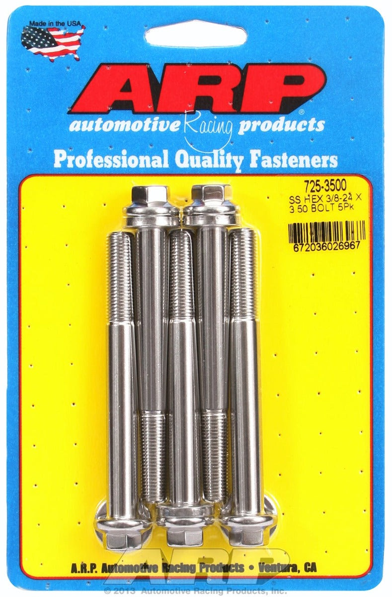 ARP 725-3500 3/8-24 x 3.500 hex 7/16 wrenching SS bolts