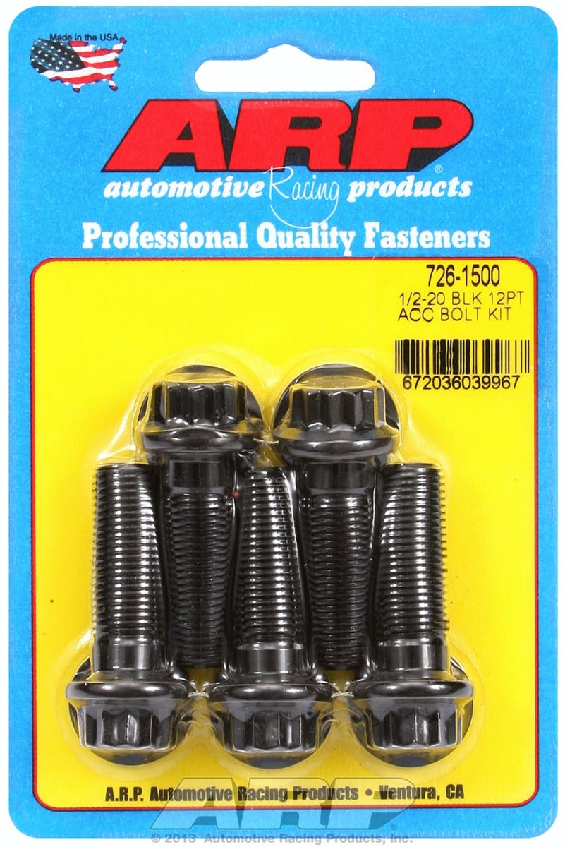 ARP 726-1500 1/2-20 x 1.500 12pt black oxide bolts