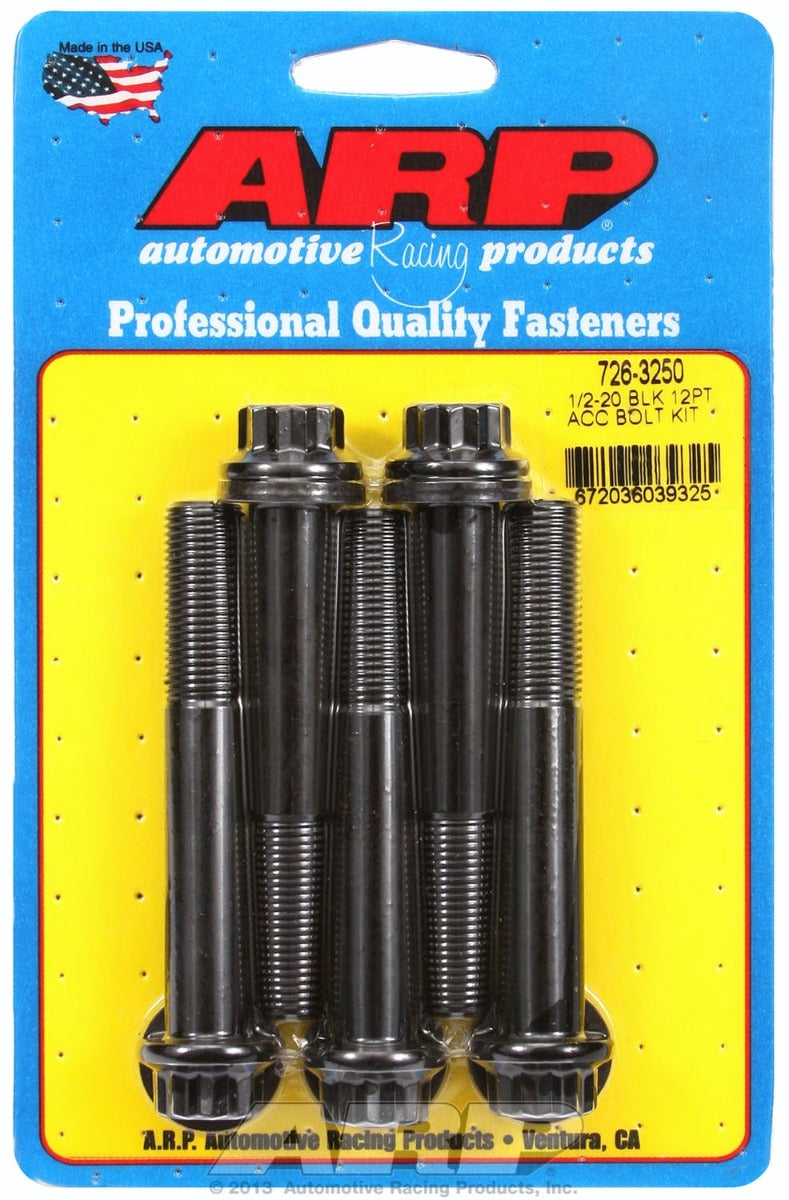 ARP 726-3250 1/2-20 x 3.250 12pt black oxide bolts