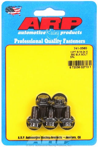 ARP 741-0560 5/16-24 x .560 12pt black oxide bolts