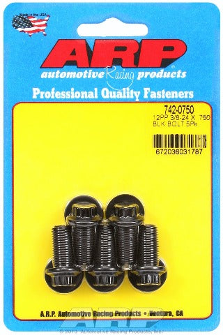 ARP 742-0750 3/8-24 x .750 12pt black oxide bolts