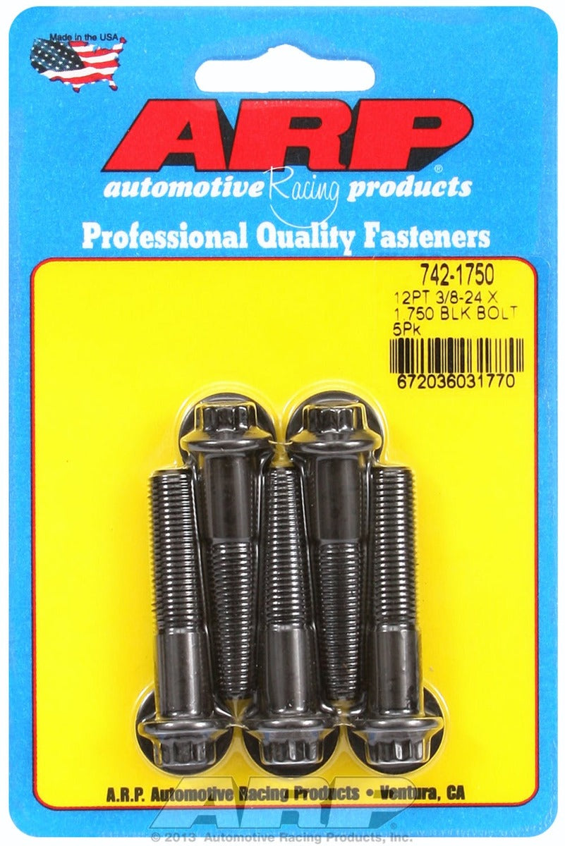 ARP 742-1750 3/8-24 x 1.750 12pt black oxide bolts