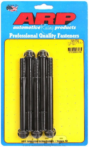 ARP 743-4750 7/16-20 x 4.750 12pt black oxide bolts
