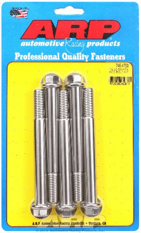 ARP 745-4750 1/2-20 x 4.750 hex SS bolts