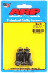 ARP 750-0750 1/4-28 x .750 hex black oxide bolts