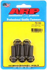 ARP 752-1000 3/8-24 x 1.000 hex black oxide bolts