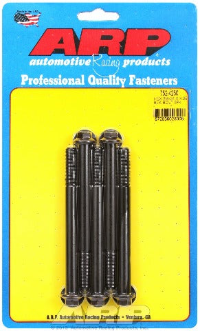 ARP 752-4250 3/8-24 x 4.250 hex black oxide bolts