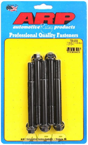 ARP 753-4250 7/16-20 x 4.250 hex black oxide bolts