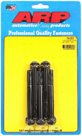 ARP 754-3500 3/8-24 x 3.500 hex 7/16 wrenching black oxide bolts