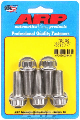 ARP 755-1250 1/2-20 x 1.250 12pt SS bolts